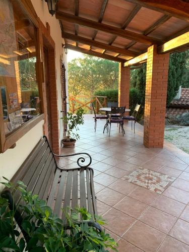 Patio nebo venkovní prostory v ubytování Agriturismomillefiori
