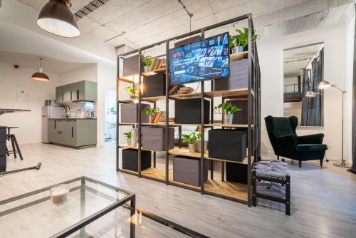 Kuchyňa alebo kuchynka v ubytovaní Industrial Apartment ZERO