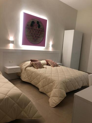 Postel nebo postele na pokoji v ubytování PalÈat B&B