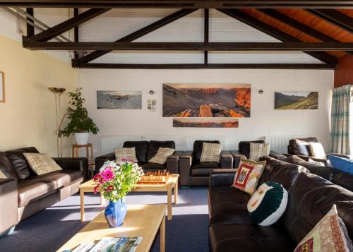 Χώρος καθιστικού στο Torridon Youth Hostel