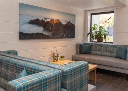 Χώρος καθιστικού στο Torridon Youth Hostel