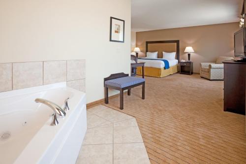 Phòng tắm tại Holiday Inn Express & Suites Madison-Verona, an IHG Hotel
