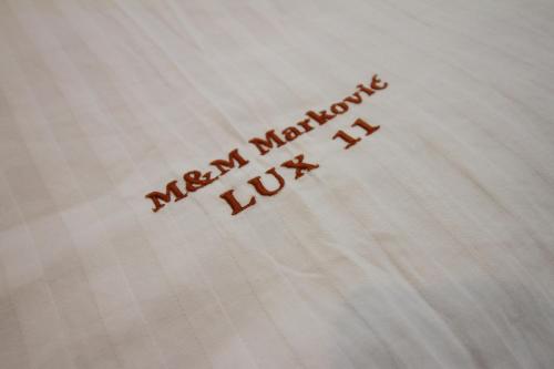 a letter with the words march marvellous luck written on a paper at Binis in Zlatibor