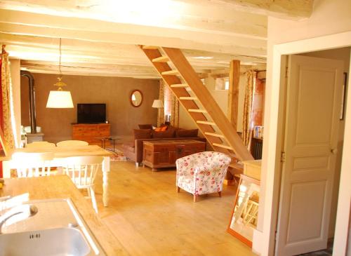 Posezení v ubytování Chateau Igny