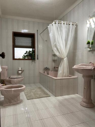 Et badeværelse på Casa da Tia