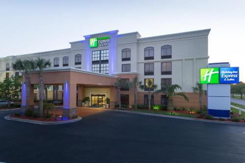 a rendering of the front of a hotel at Holiday Inn Express Hotel & Suites Jacksonville Airport by IHG in Jacksonville