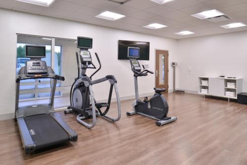 Fitness centrum a/nebo fitness zařízení v ubytování Holiday Inn Express & Suites Omaha Airport by IHG