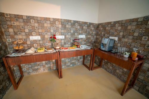 Kuchyň nebo kuchyňský kout v ubytování Amritara Sadka Amritsar