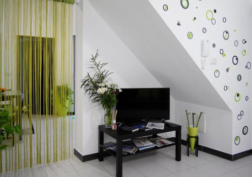 TV a/nebo společenská místnost v ubytování A sud Holiday House