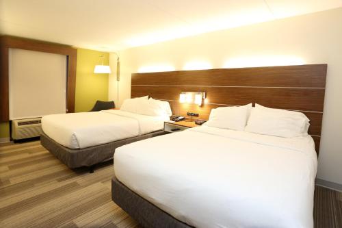a hotel room with two beds at Holiday Inn Express & Suites Newport News by IHG in Newport News