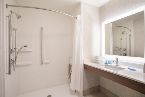 A bathroom at Holiday Inn Express & Suites Owings Mills-Baltimore Area, an IHG Hotel