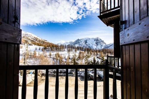 L'établissement Hotel Belvedere en hiver