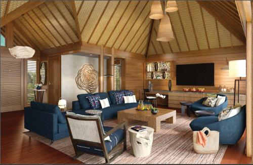 Posezení v ubytování Four Seasons Resort Bora Bora