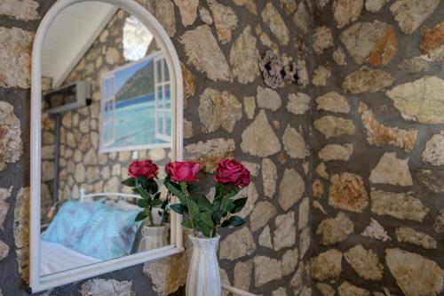 Koupelna v ubytování Sofias cottage Razata Argostoli