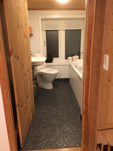 Bilik mandi di Abbasa hús-Grandpa s house Kumlavegur 9