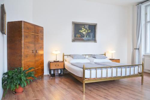 Jacob Brno Apartmentsにあるベッド