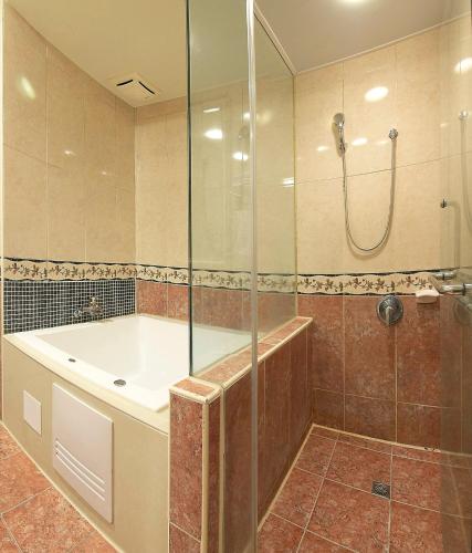 Koupelna v ubytování Zhi Baishan Motel