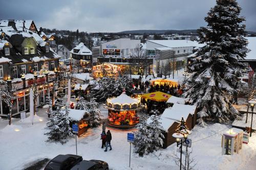 a christmas market in a town in the snow at Appartement Bouwens in Winterberg