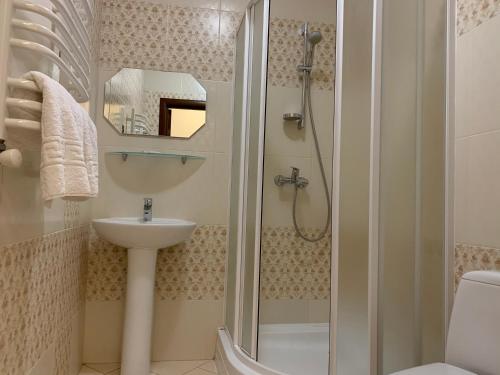 Ванная комната в Отель Калина