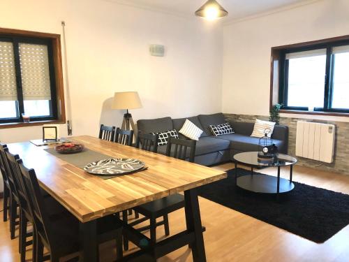 Χώρος καθιστικού στο Cocooning Appartement