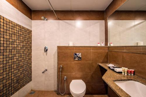 Koupelna v ubytování Lords Eco Inn Bengaluru Jayanagar