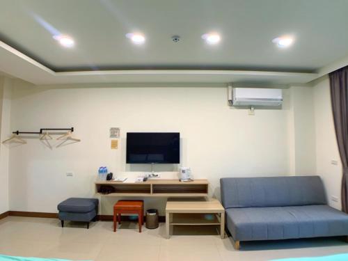 Μια τηλεόραση ή/και κέντρο ψυχαγωγίας στο The Sunny Homestay