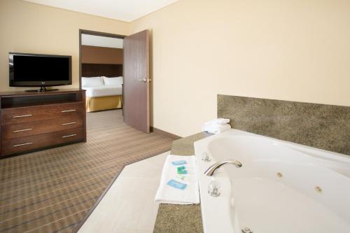 Holiday Inn Express and Suites Hotel - Pauls Valley, an IHG Hotel tesisinde bir banyo