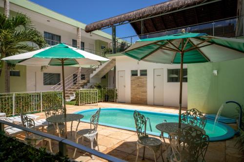 Kolam renang di atau dekat dengan Pousada Mirante da Praia