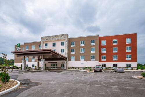 a large building with a lot of windows at Holiday Inn Express & Suites South Bend - South, an IHG Hotel in South Bend