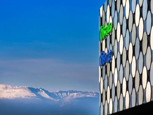 Vue générale sur la montagne ou vue sur la montagne depuis l'hôtel