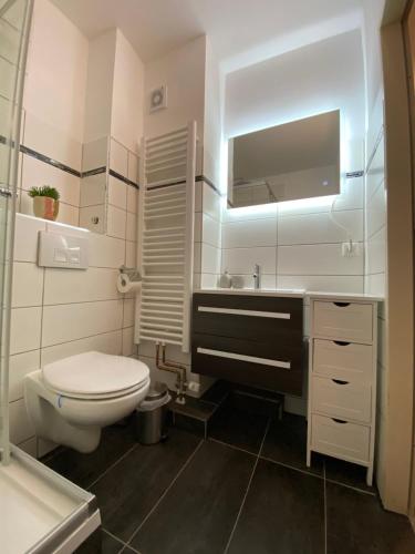 Ванная комната в Apartment in Uninähe