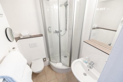 Koupelna v ubytování Hotel Demas City