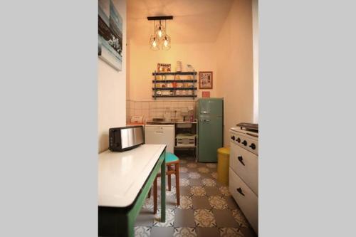 Dapur atau dapur kecil di Ferienwohnung Enjoy Gӧrlitz