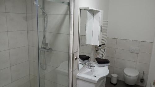 Um banheiro em Haus Harzland