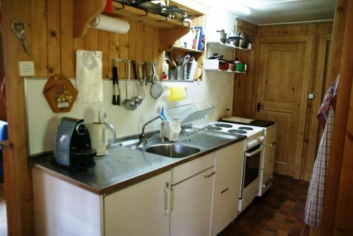Una cocina o cocineta en La Crappa