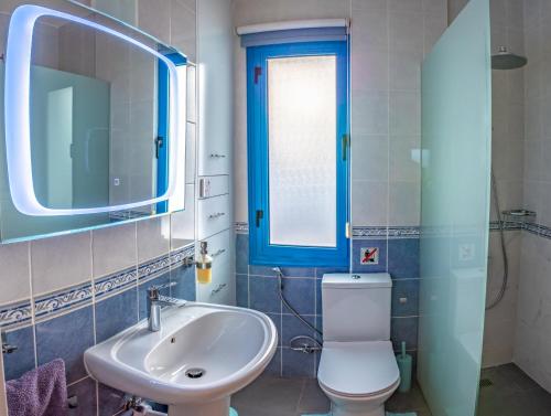 Koupelna v ubytování Penthouse direkt am Meer