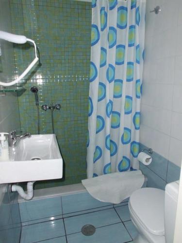 Koupelna v ubytování Conelli Haus