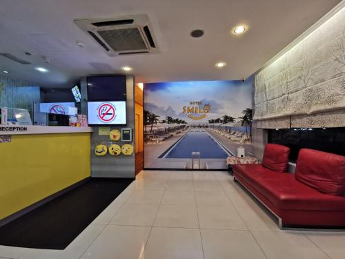 TV a/nebo společenská místnost v ubytování Smile Hotel Cheras Pudu KL