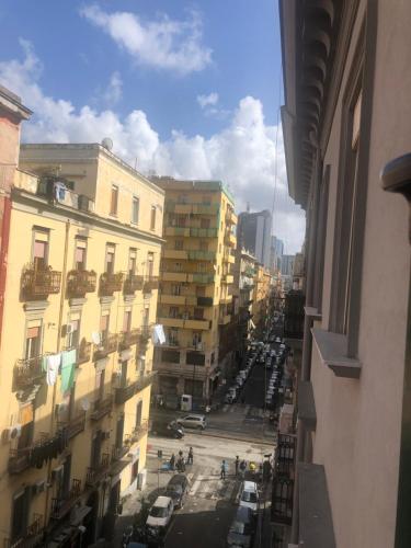 a view of a city street from a building at SUNSET BED AND BREAKFAST in Naples