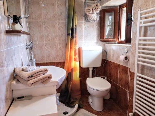 Koupelna v ubytování Apartment Franko - Hum