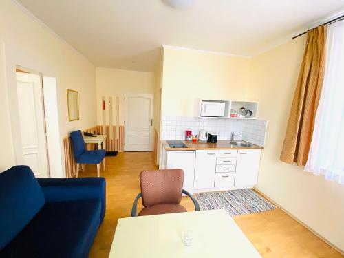 Kuchyň nebo kuchyňský kout v ubytování Apartment Barbara