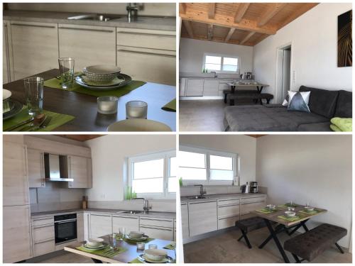 Rielasingen-WorblingenにあるFerienwohnung Reitanlage Winterhalderの四枚の写真