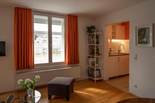 Kuchyň nebo kuchyňský kout v ubytování Fewo Isarblick Bad Tölz