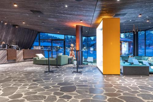 Χώρος καθιστικού στο Levi Hotel Spa