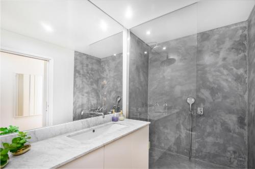Vonios kambarys apgyvendinimo įstaigoje WHome | Alcântara Premium Studio