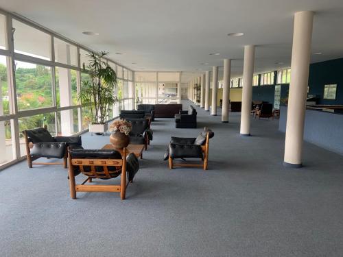 Χώρος καθιστικού στο Grande Hotel de Ouro Preto - 80 ANOS