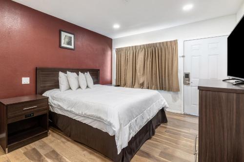 Μια τηλεόραση ή/και κέντρο ψυχαγωγίας στο Econo Lodge Needles