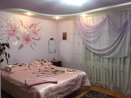 Cama ou camas em um quarto em Лаванда
