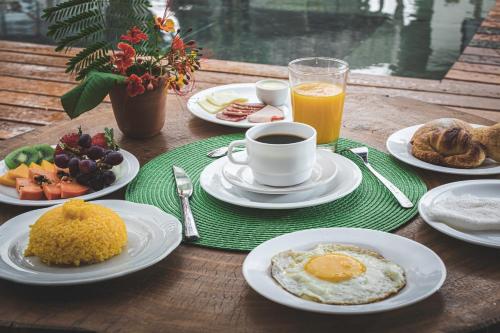 Možnosti raňajok pre hostí v ubytovaní Ventura Barra Grande