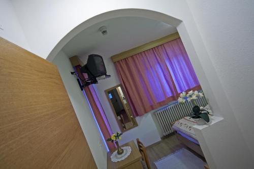 Koupelna v ubytování Hotel La Molinella